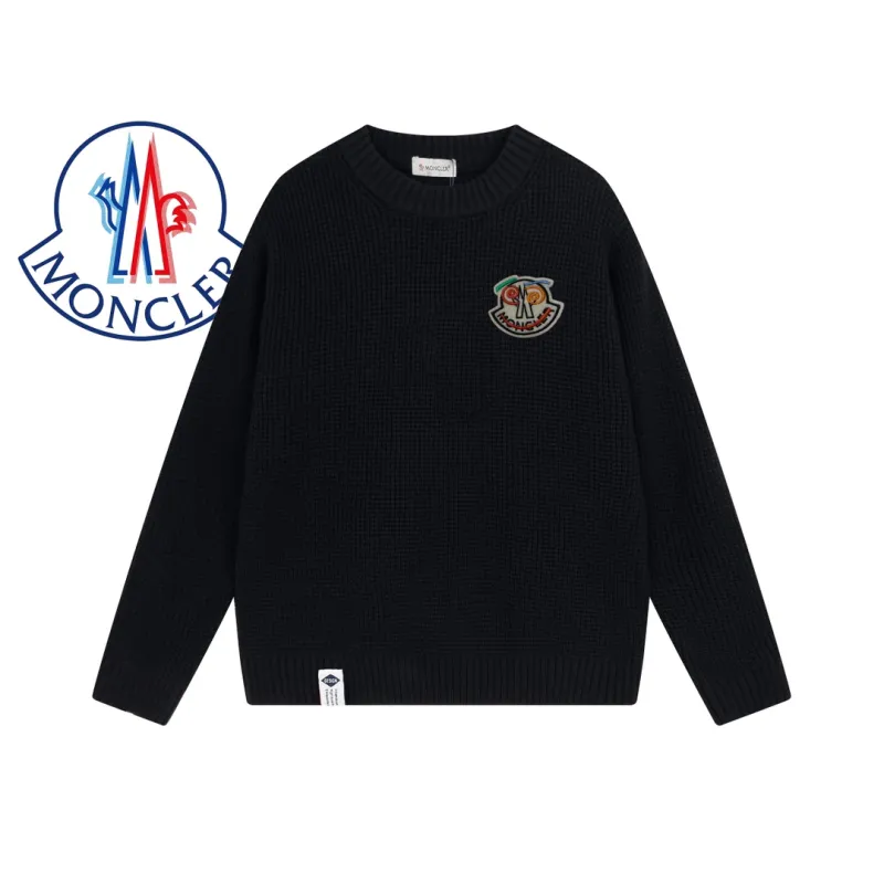 Moncler Waffle Sweater 2-black