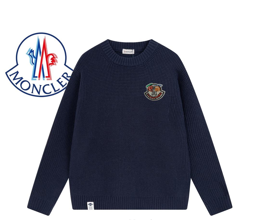 Moncler Waffle Sweater 2-dark blue