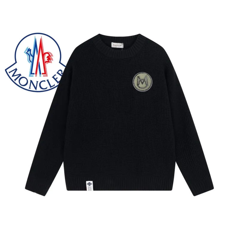 Moncler Waffle Sweater 3-black