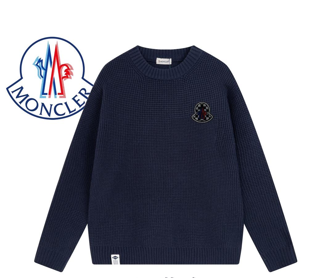 PKGoden Moncler Waffle Sweater 4-dark blue