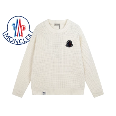 Moncler Waffle Sweater 4-white 01