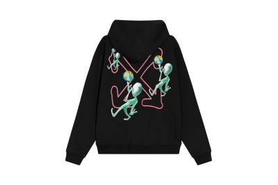  Off White Hoodie Alien pattern print 02