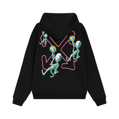  Off White Hoodie Alien pattern print 02