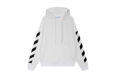  Off White Hoodie Arrow zebra striped 02
