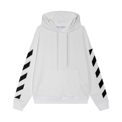  Off White Hoodie Arrow zebra striped 02