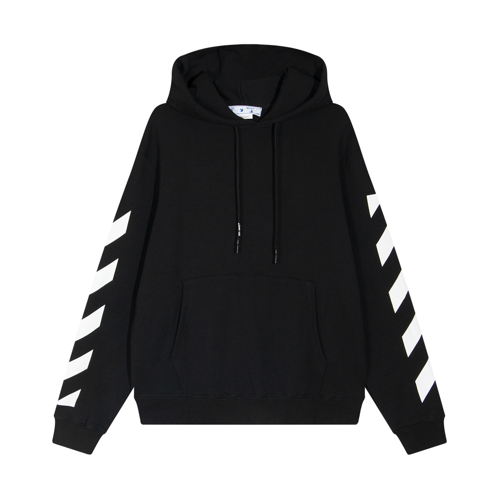 Off White Hoodie Arrow zebra striped