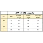 Off White Hoodie Black and White ，3021