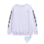 Off White Hoodie Black and White ，3021