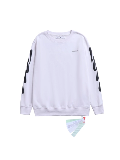  Off White Hoodie Black and White ，3021 01