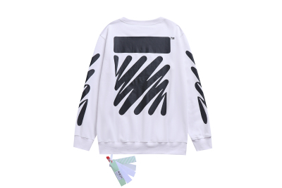 Off White Hoodie Black and White ，3021 02