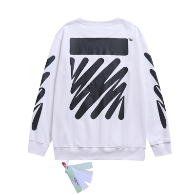  Off White Hoodie Black and White ，3021 02