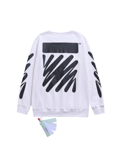  Off White Hoodie Black and White ，3021 02