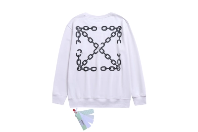  Off White Hoodie Black White，3025  02