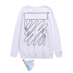  Off White Hoodie Black and white lines，3026