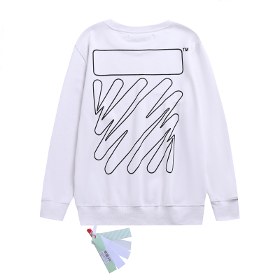  Off White Hoodie Black and white lines，3026 02