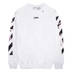  Off White Hoodie Black White