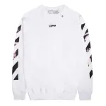 Off White Hoodie Black White