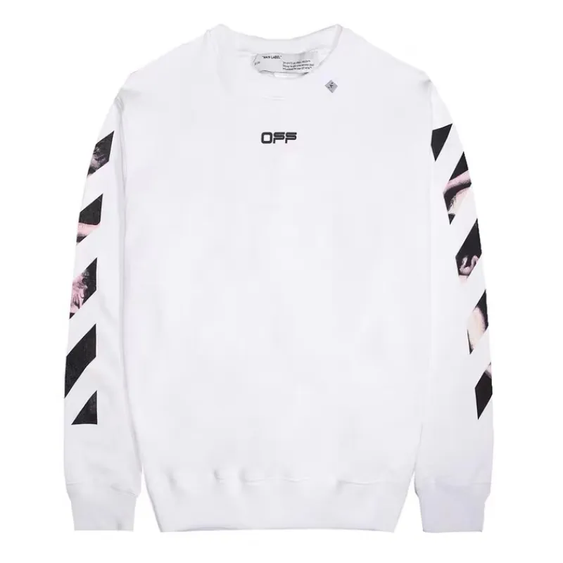 Off White Hoodie Black White