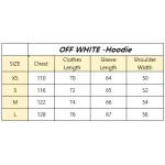 Off White Hoodie Black White