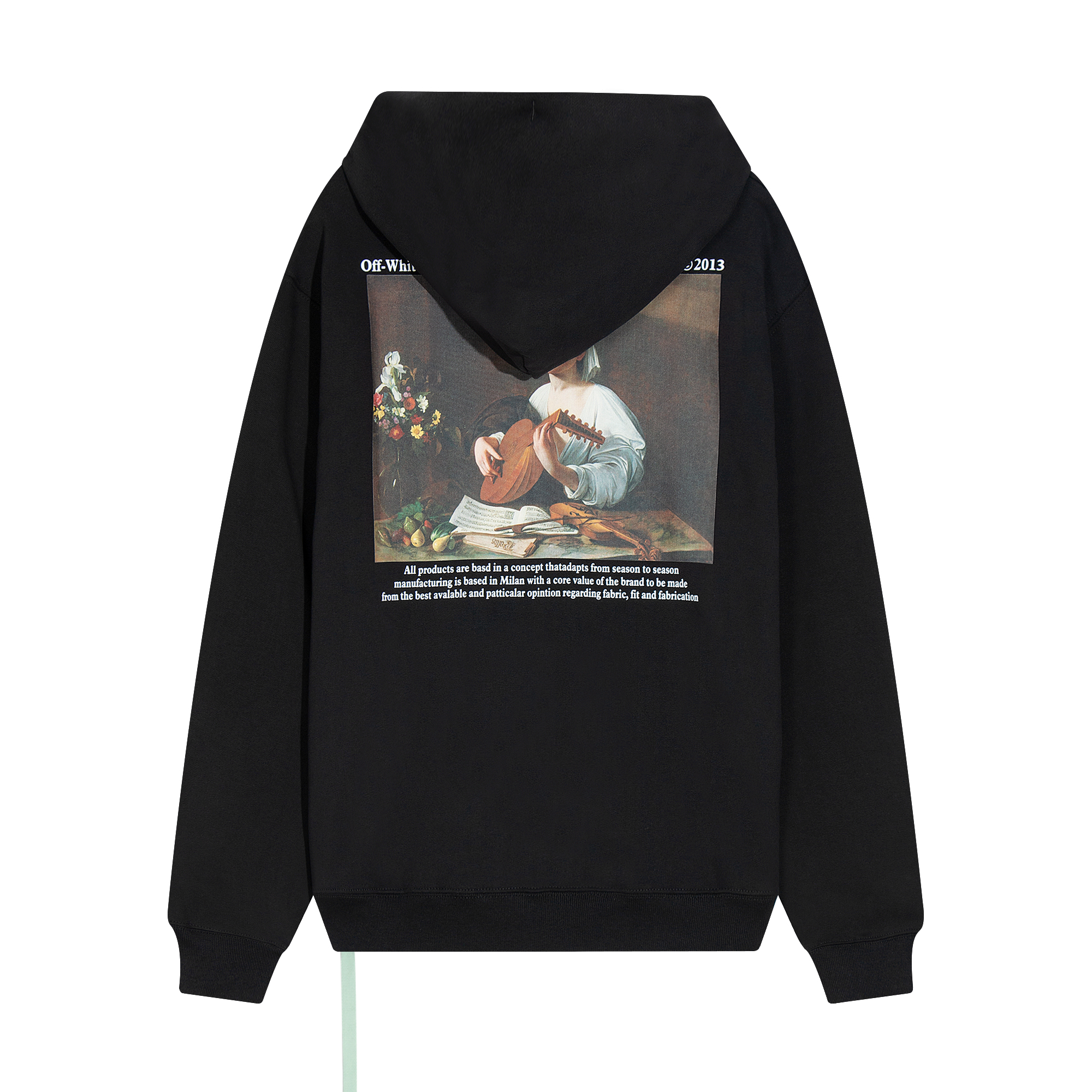  Off White Hoodie Caravaggio's Classic Oil Painting