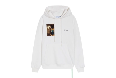  Off White Hoodie Caravaggio's Classic Oil Painting 02