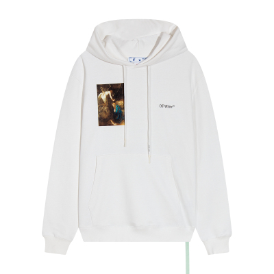 Off White Hoodie Caravaggio's Classic Oil Painting 02