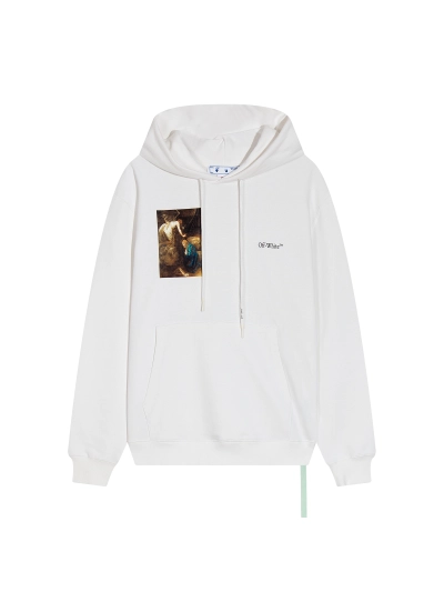  Off White Hoodie Caravaggio's Classic Oil Painting 02