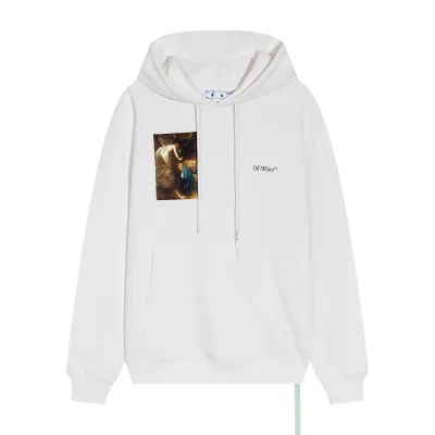 Off White Hoodie Caravaggio's Classic Oil Painting 02