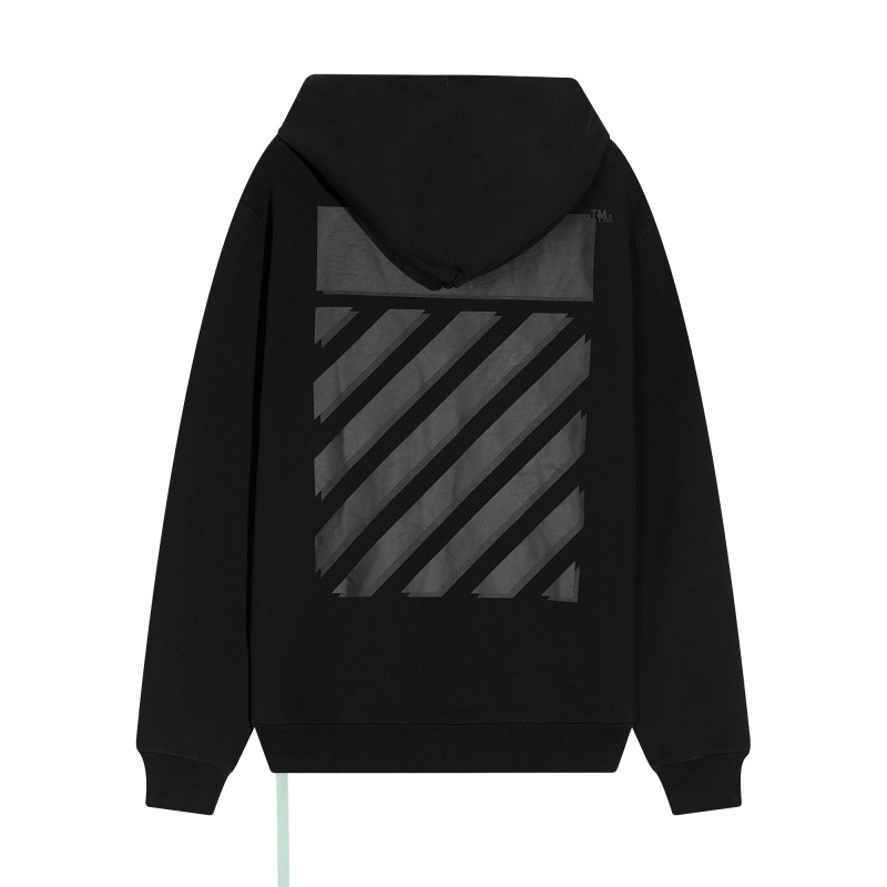 Off White Hoodie Classic zebra stripes