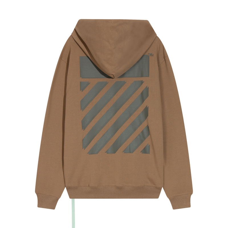  Off White Hoodie Classic zebra stripes
