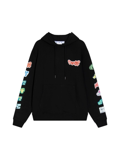  Off White Hoodie Colored trademark arrow 01
