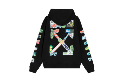  Off White Hoodie Colored trademark arrow 02