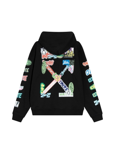  Off White Hoodie Colored trademark arrow 02
