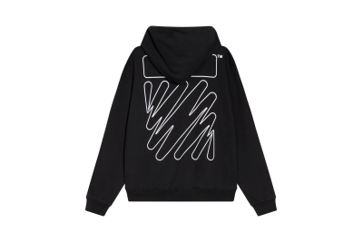 Off White Hoodie Electric zebra stripes 02