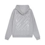  Off White Hoodie Electric zebra stripes