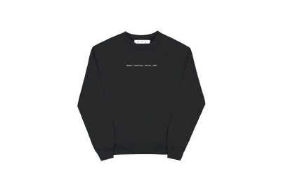  Off White Hoodie Green Tree Round Neck Sweater 01