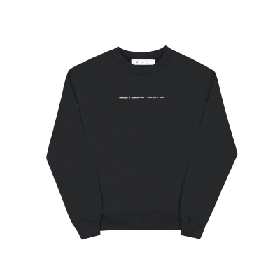  Off White Hoodie Green Tree Round Neck Sweater 01