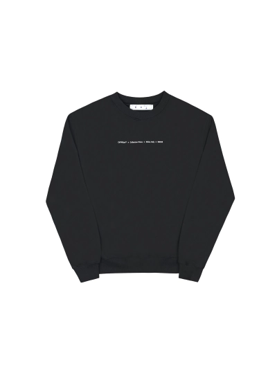 Off White Hoodie Green Tree Round Neck Sweater 01