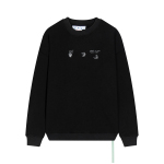  Off White Hoodie Off White Hoodie Do old tearing Black