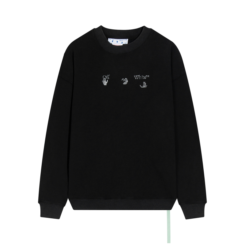  Off White Hoodie Off White Hoodie Do old tearing Black