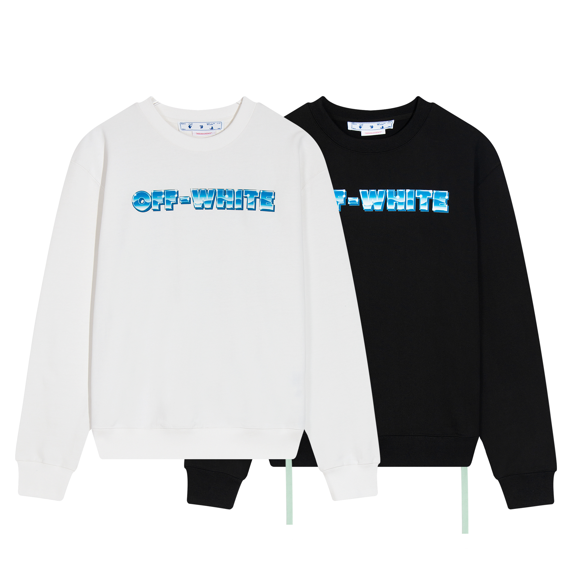 Off White Hoodie Silhouette ice and snow