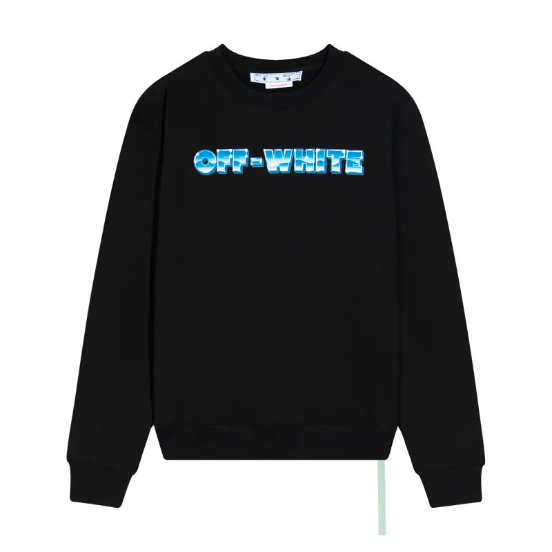 Off White Hoodie Silhouette ice and snow