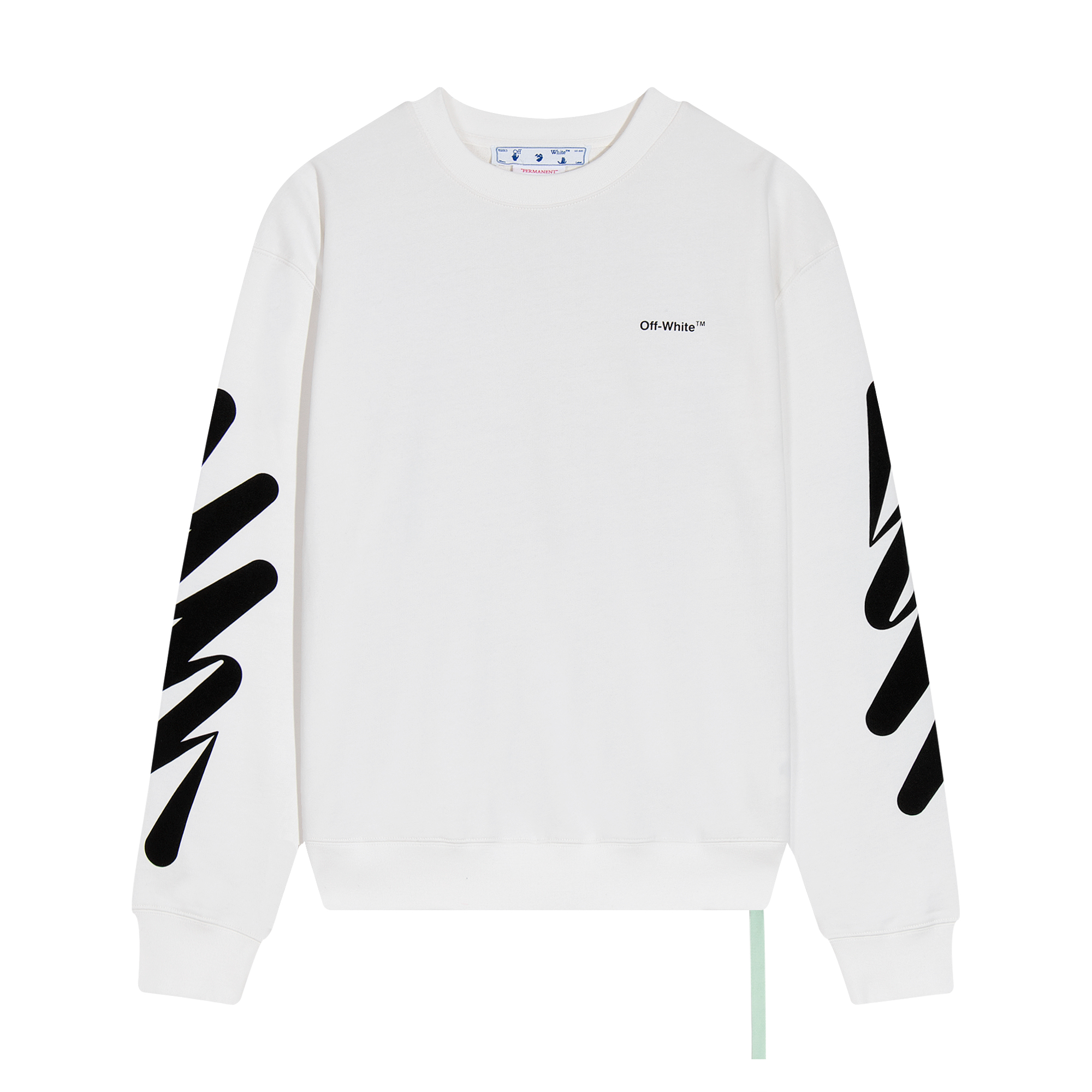  Off White Hoodie Wave zebra stripes