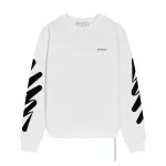 Off White Hoodie Wave zebra stripes