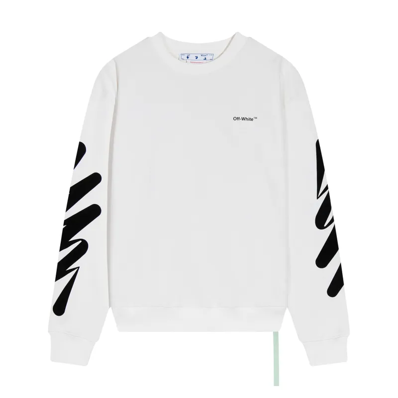 Off White Hoodie Wave zebra stripes