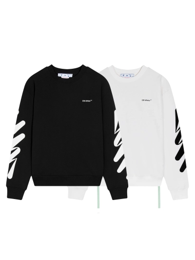  Off White Hoodie Wave zebra stripes 01