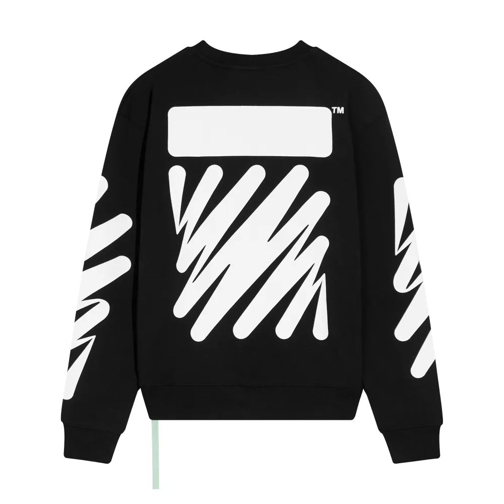 Off White Hoodie Wave zebra stripes