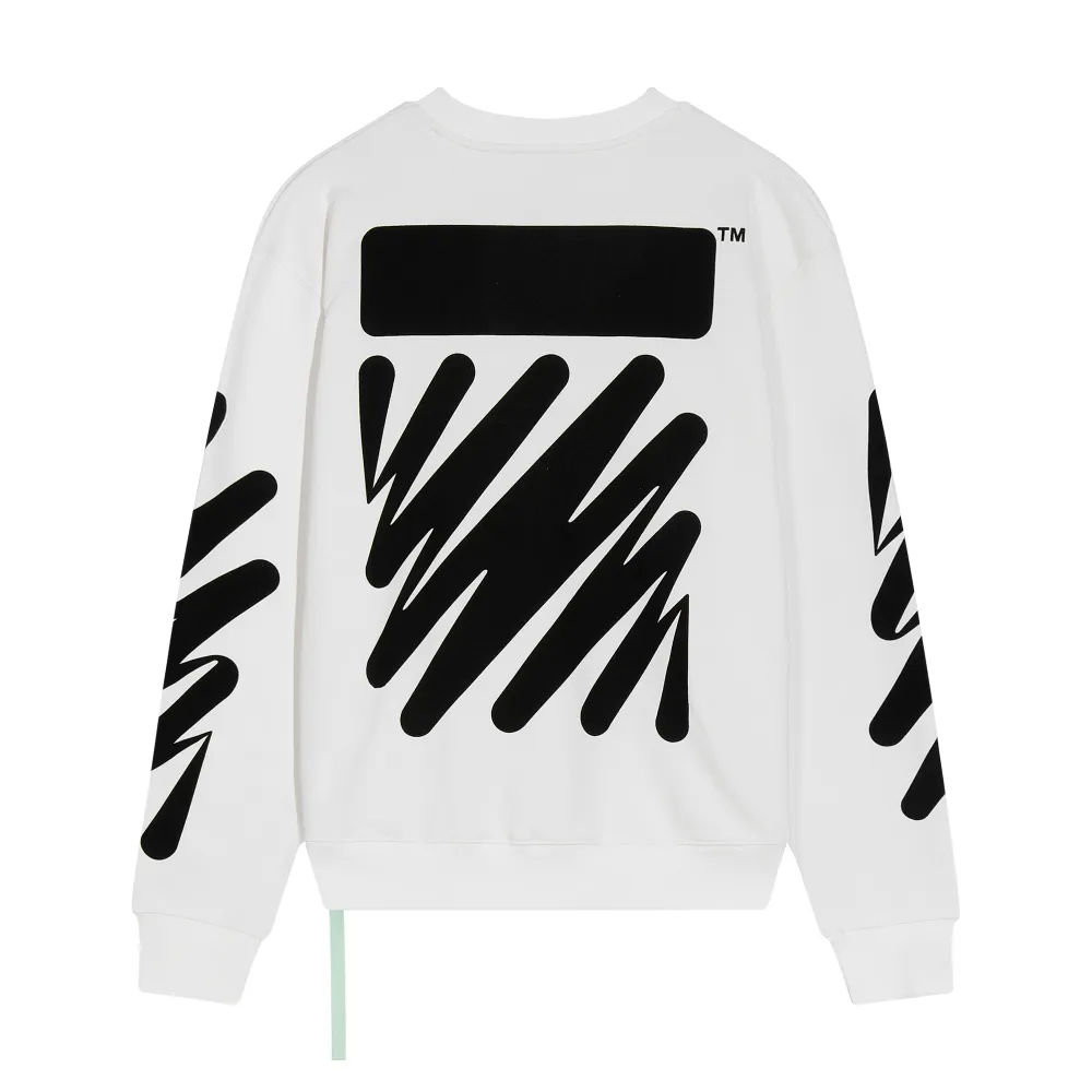 Off White Hoodie Wave zebra stripes