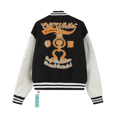  Off White Jacket Beige Black，S005 02
