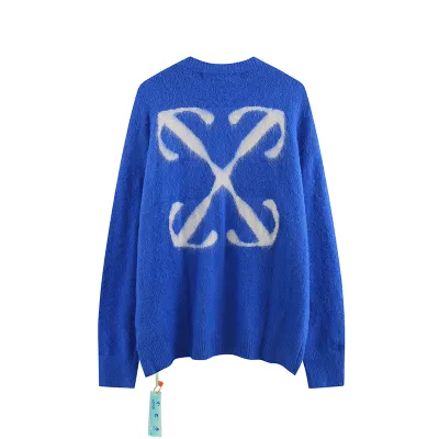 Off White Sweater Blue，392 02